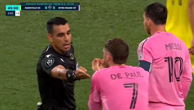 星空体育登录入口-梅西连续盘带后倒地裁判未出牌，德保罗非常不满